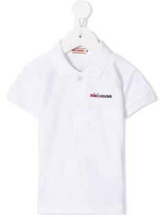 Miki House рубашка-поло с логотипом