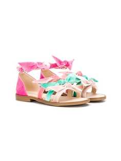 Florens velvet bow sandals