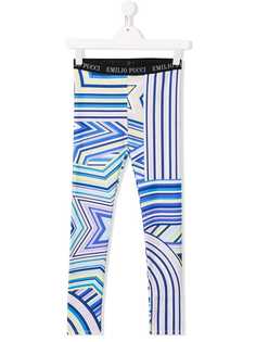 Emilio Pucci Junior леггинсы в полоску