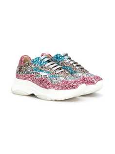 Florens colour block glitter sneakers