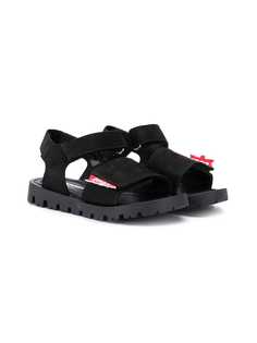 Dsquared2 Kids сандалии структурного дизайна