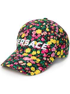 Versace бейсболка с цветочным принтом логотипа