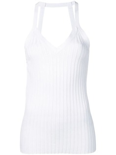 Circus Hotel ribbed fitted tank top
