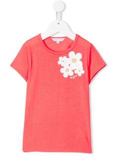 Little Marc Jacobs футболка с цветочным принтом