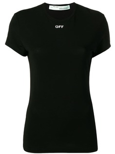 Off-White футболка с логотипом