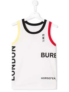 Burberry Kids TEEN logo print tank top
