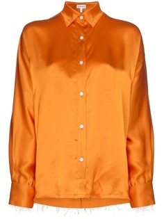 Loewe атласная блузка