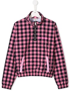 Natasha Zinko Kids TEEN check print pullover jacket