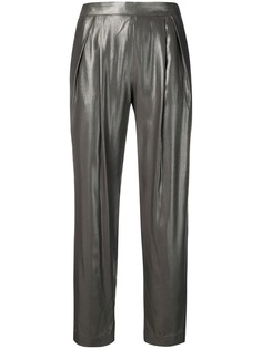 Antonelli metallic straight-leg trousers