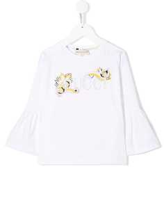 Emilio Pucci Junior long bell sleeve T-shirt