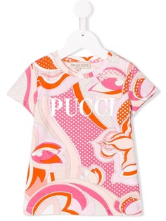 Emilio Pucci Junior logo printed T-shirt
