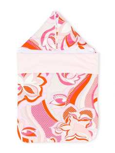 Emilio Pucci Junior printed hooded blanket