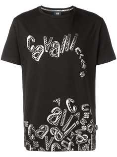 Cavalli Class 3D logo print T-shirt