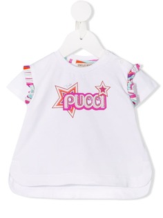 Emilio Pucci Junior frill trim T-shirt