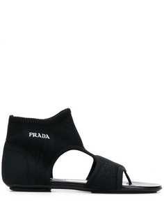 Prada sock style sandals