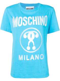 Moschino футболка с логотипом