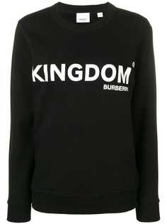 Burberry толстовка с принтом Kingdom