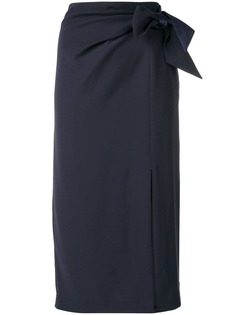 Emporio Armani юбка прямого кроя с бантом