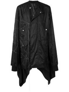 Rick Owens асимметричное пальто