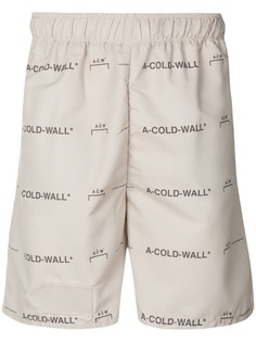 A-Cold-Wall* спортивные шорты с логотипом