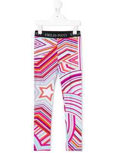 Emilio Pucci Junior star print leggings