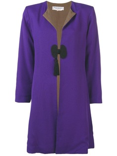 Yves Saint Laurent Vintage пальто с деталью-кисточкой