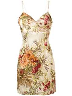 Dolce & Gabbana Vintage платье мини с цветочным принтом