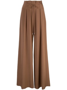 Cushnie брюки палаццо со складками