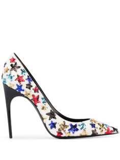 Saint Laurent Edwige embroidered pumps