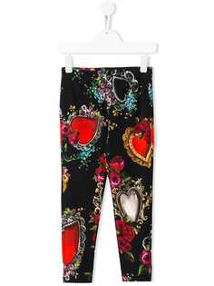 Dolce & Gabbana Kids Hearts print trousers