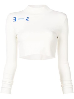 Artica Arbox cropped long-sleeved tee