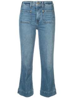 Khaite укороченные узкие джинсы