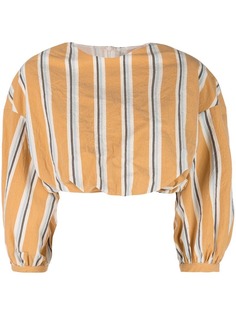 Brock Collection укороченная блузка в полоску