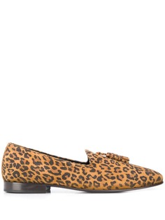 Leqarant leopard print loafers