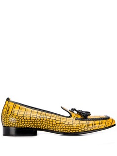 Leqarant contrast tassel-detail loafers