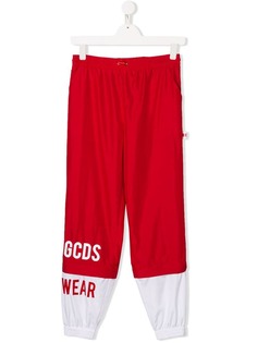 Gcds Kids двухцветные спортивные брюки