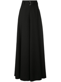 Adeam belted extra wide leg trousers