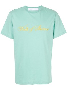 Walk Of Shame logo embroidered crew neck T-shirt