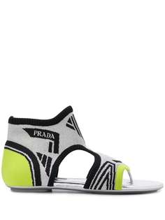 Prada sock ankle sandals