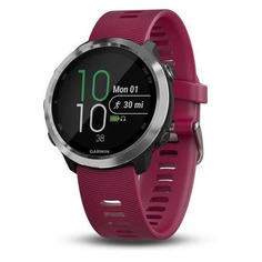 Смарт-часы GARMIN Forerunner 645 Music Cerise, 42.5мм, 1.2&quot;, черный/серебристый / бордовый [010-01863-31]