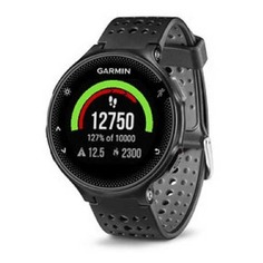 Смарт-часы GARMIN Forerunner 235, 47мм, 1.2&quot;, темно-серый / черный [010-03717-55]