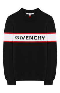 Хлопковый пуловер Givenchy