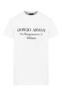 Футболка из вискозы Giorgio Armani
