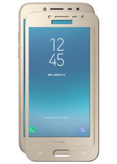 Аксессуар Защитное стекло для Samsung Galaxy J2 2018 Ainy Full Screen Cover 0.33mm Gold AF-S1429L