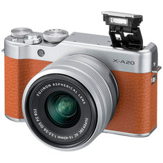 Фотоаппарат системный Fujifilm X-A20 Kit 15-45 Brown
