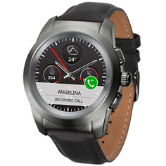 Смарт-часы MyKronoz ZeTime Petite Premium Br.Titan.Black Flat Leather