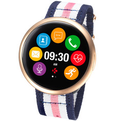 Смарт-часы MyKronoz ZeRound2HR Premium Pink Gold Pink-White-Blue Band