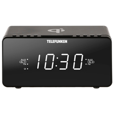 Радио-часы Telefunken TF-1594U Black TF-1594U Black
