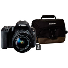 Фотоаппарат зеркальный Canon EOS 200D EF-S 18-55mm f/3.5-5.6 III+сумка+SD16GB