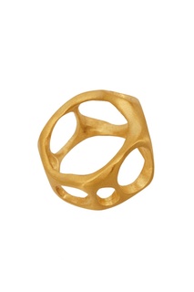 Широкое позолоченное кольцо Forge Joidart Barcelona